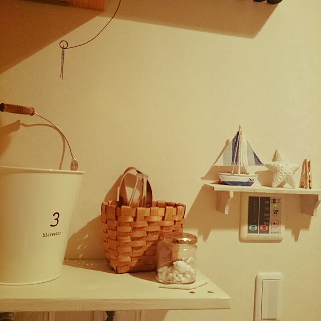 バス/トイレ/洗面所/DIY/セリア/3COINSのインテリア実例 - 2014-11-18 18:36:52