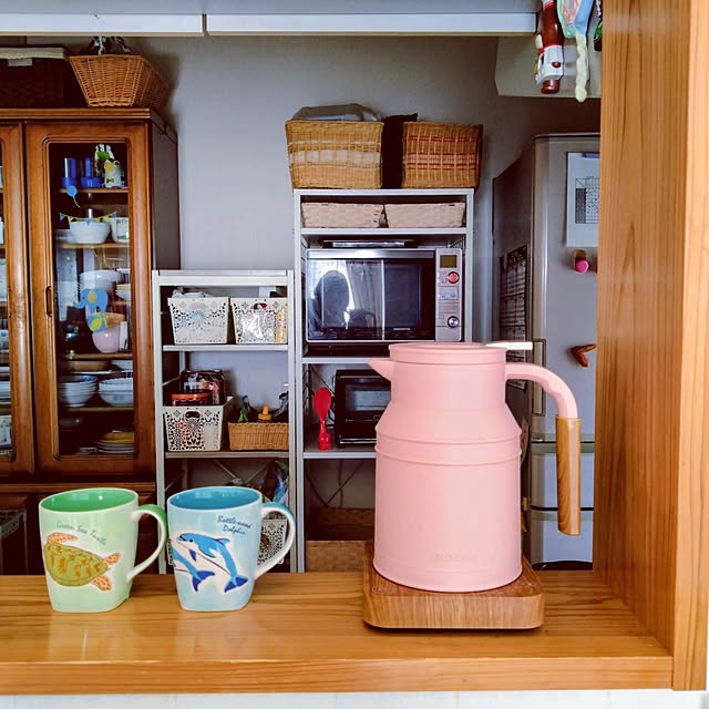 キッチン/ケトル/いつもありがとうございます❤️/mosh電気ケトルのインテリア実例 - 2025-12-19 13:49:12