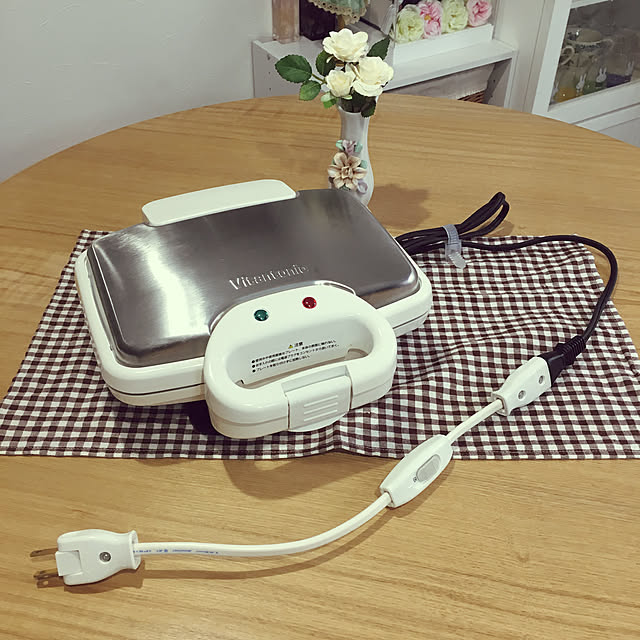 机/スイッチ/ビタントニオのワッフルメーカー/電気工事士の父/どこでもスイッチ...などのインテリア実例 - 2018-10-05 15:43:10