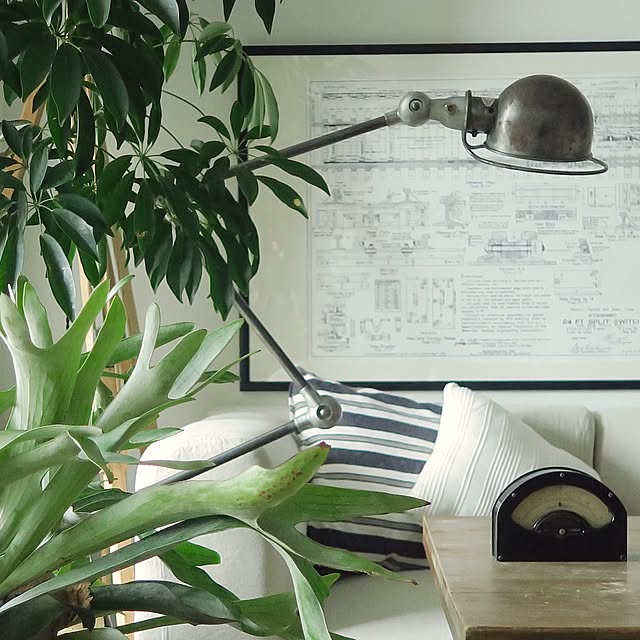 机/無印良品/ソファ/植物/industrial...などのインテリア実例 - 2016-05-07 14:53:35