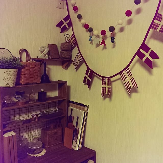 机/セリア/DIY/ダイソー/フェイクグリーン...などのインテリア実例 - 2014-12-01 19:21:18