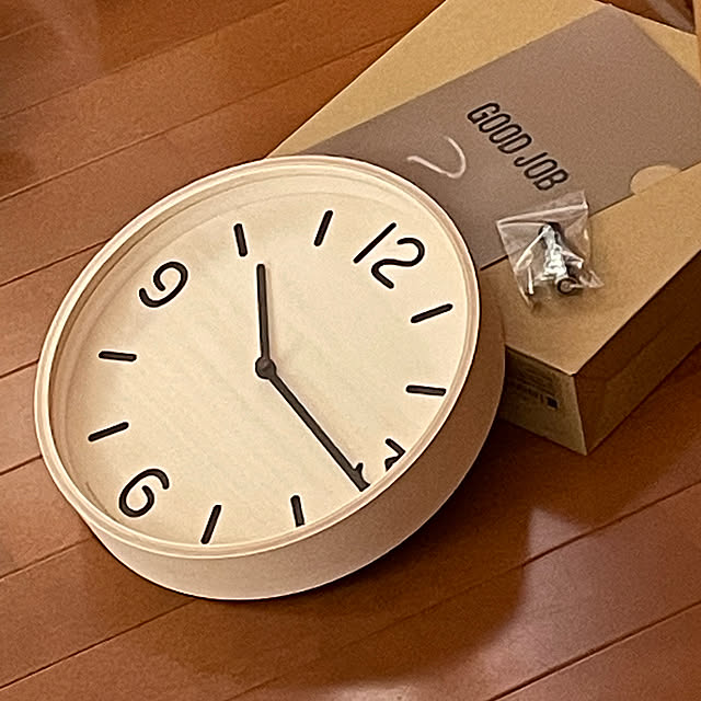mulberryのLemnos-Lemnos レムノス CASA THOMSON LC10-26 掛時計 掛け時計 デザイン時計 プライウッド 直径25.4cmの家具・インテリア写真
