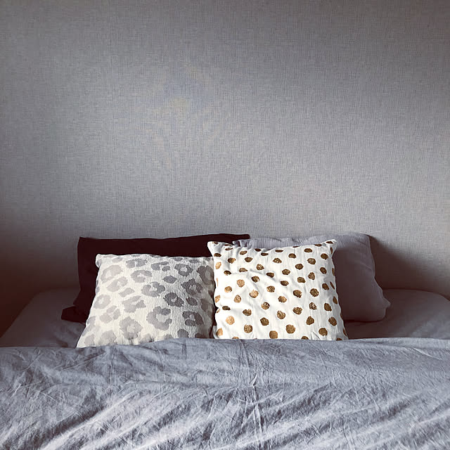 アクセントクロス/無印良品/IKEA/ニトリ/ベッド周りのインテリア実例 - 2021-10-19 15:26:47