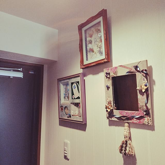 玄関/入り口/壁掛けミラー/フランス額装のインテリア実例 - 2025-11-24 10:54:08