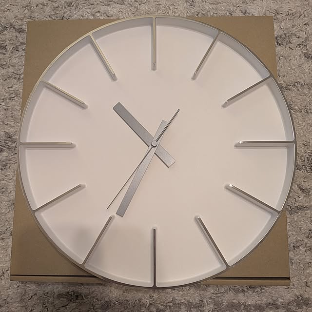 mugi_room999のLemnos-壁掛け時計 ウォールクロック レムノス エッジクロック AZ-0115の家具・インテリア写真