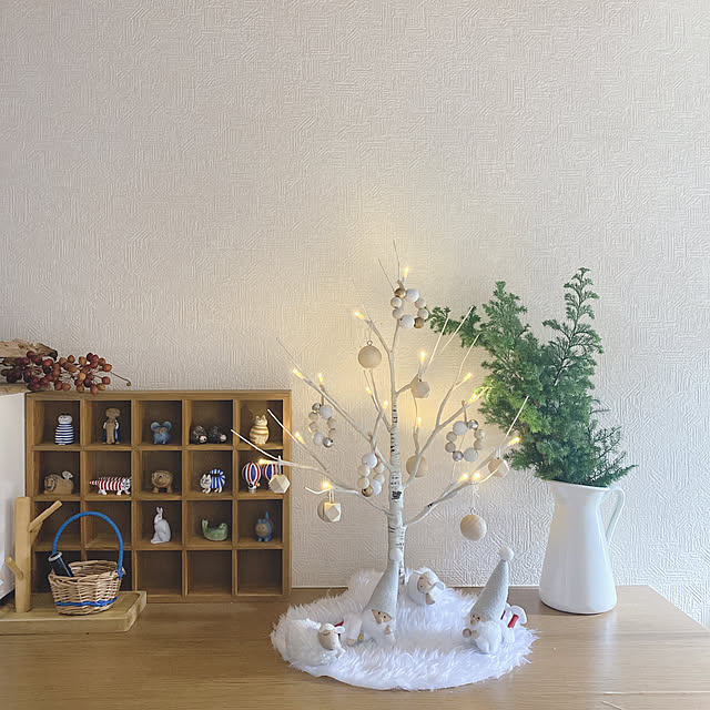 玄関/入り口/下駄箱の上/クリスマス/北欧雑貨/ナチュラルインテリア...などのインテリア実例 - 2024-12-12 17:02:49