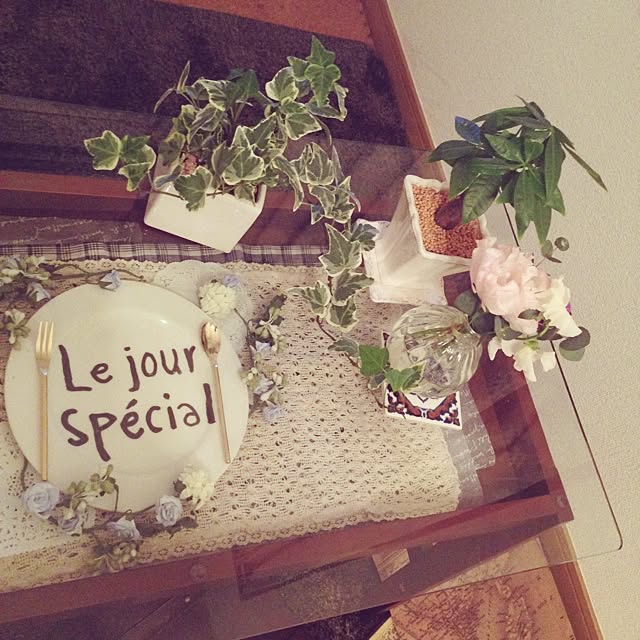 机/植物のインテリア実例 - 2014-04-04 23:01:27