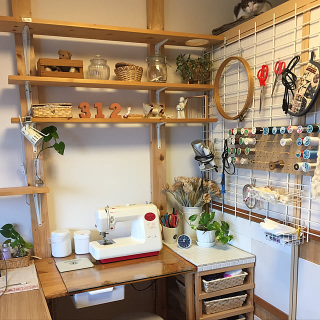 ディアウォール/観葉植物/ナチュラル/DIY/DIY女子...などのインテリア実例 - 2019-10-21 08:39:53