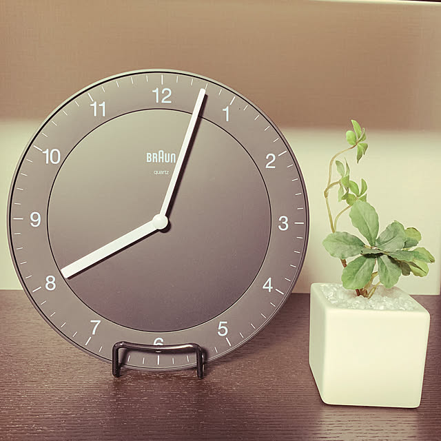 shigekimi0814のアイ・ネクストジーイー-【正規輸入品】BRAUN/ブラウン Wall Clock Black BC06Bの家具・インテリア写真
