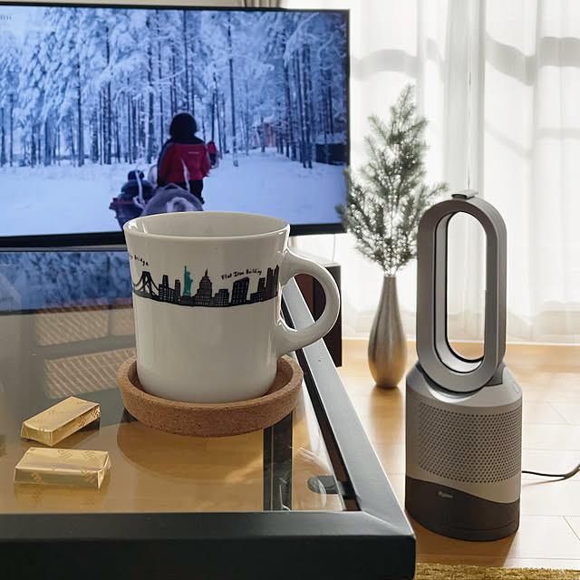 takemanaの-【返品OK!条件付】ダイソン 空気清浄機能付 Dyson Pure Hot + Cool ファンヒーター 扇風機 HP00ISN アイアン/シルバー【KK9N0D18P】【120サイズ】の家具・インテリア写真