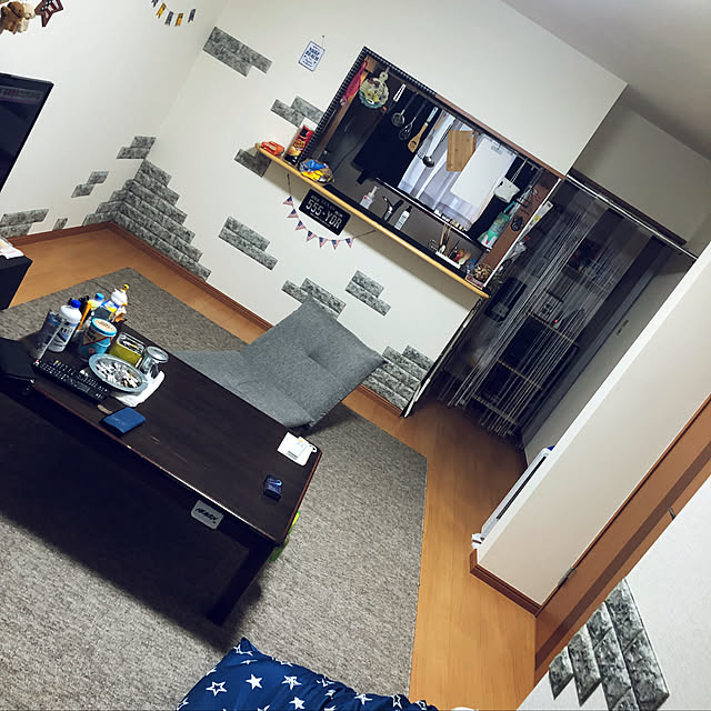 一人暮らし/男前/セリア/ダイソー/雑貨...などのインテリア実例 - 2019-04-26 07:00:16