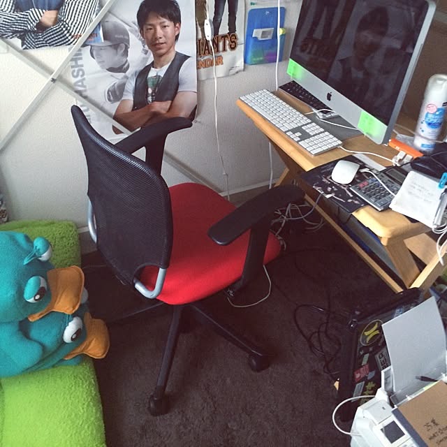 机のインテリア実例 - 2014-08-04 12:08:15