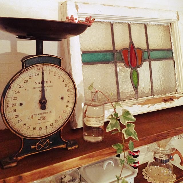 壁/天井/アンティーク/植物のインテリア実例 - 2014-04-15 17:59:56