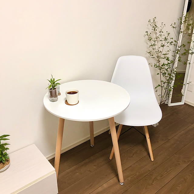 カフェ風/ホワイトインテリア/観葉植物/ナチュラル/一人暮らし...などのインテリア実例 - 2020-06-25 23:26:56