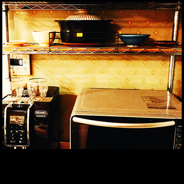 キッチン/陶器/ワイヤーラック/DIY/アンティーク...などのインテリア実例 - 2023-07-15 13:54:07