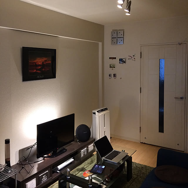 一人暮らし/部屋全体/照明/男前/ソファのインテリア実例 - 2020-05-17 01:51:35