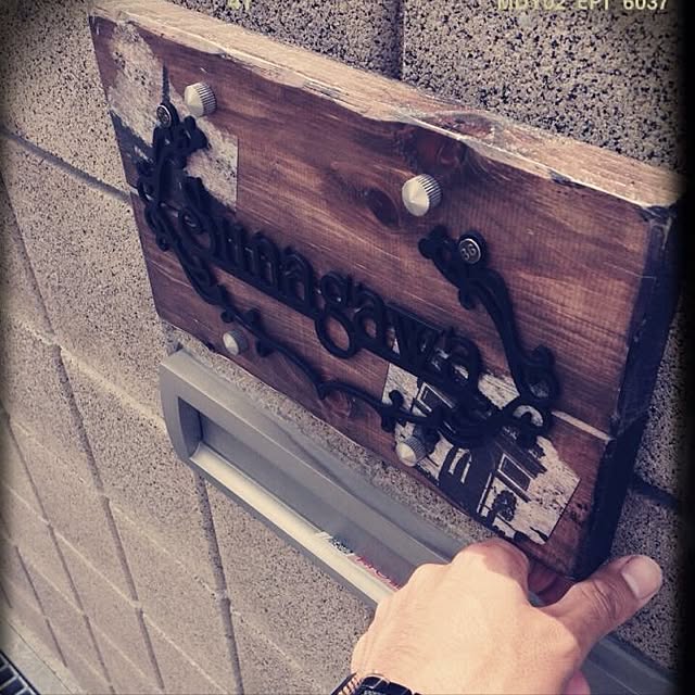 玄関/入り口/ナチュラル/雑貨/アンティーク/ハンドメイド...などのインテリア実例 - 2016-09-12 01:34:01