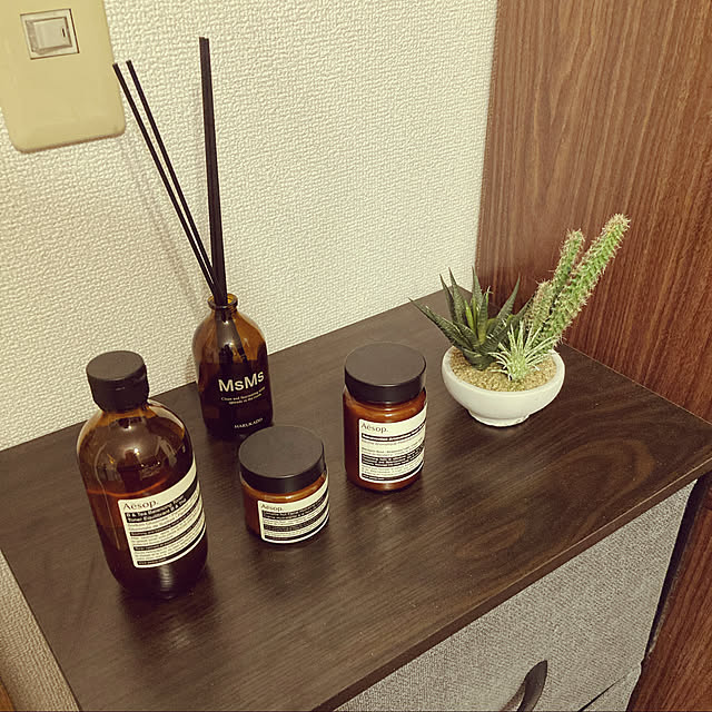 フェイクグリーン/観葉植物/雑貨/一人暮らし/ナチュラル...などのインテリア実例 - 2021-01-14 22:43:36