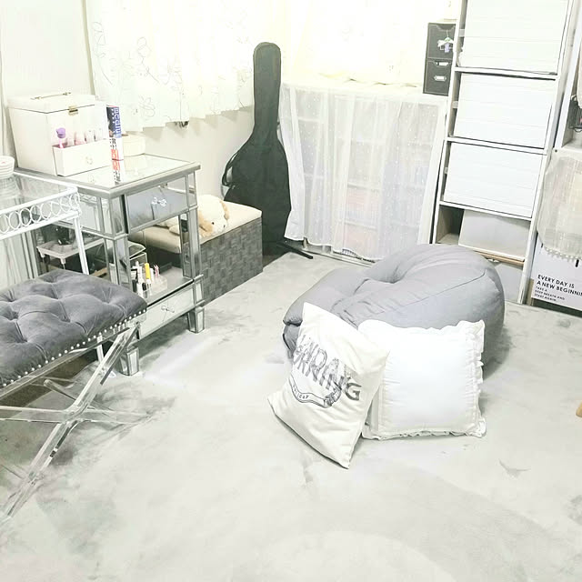 部屋全体/100均/DIY/ダイソー/モノトーンのインテリア実例 - 2020-04-20 13:38:12
