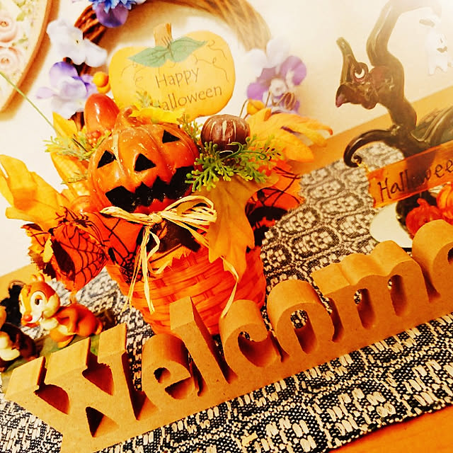 部屋全体/セリア/ハロウィン/ダイソーのインテリア実例 - 2020-10-10 21:14:21