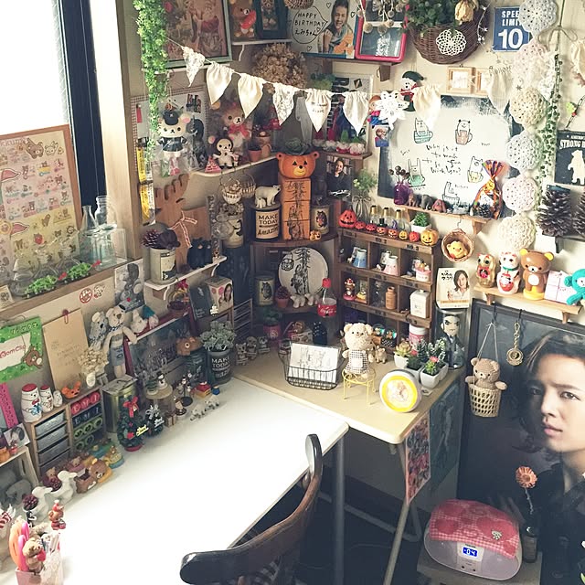 机/ラブリー♡ごちゃごちゃのインテリア実例 - 2015-11-14 13:24:37