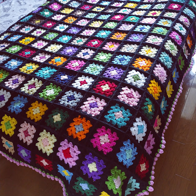 ハンドメイド グラニースクエア編みのおしゃれなアレンジ・飾り ハンドメイド グラニースクエア編みのおしゃれなアレンジ・飾り