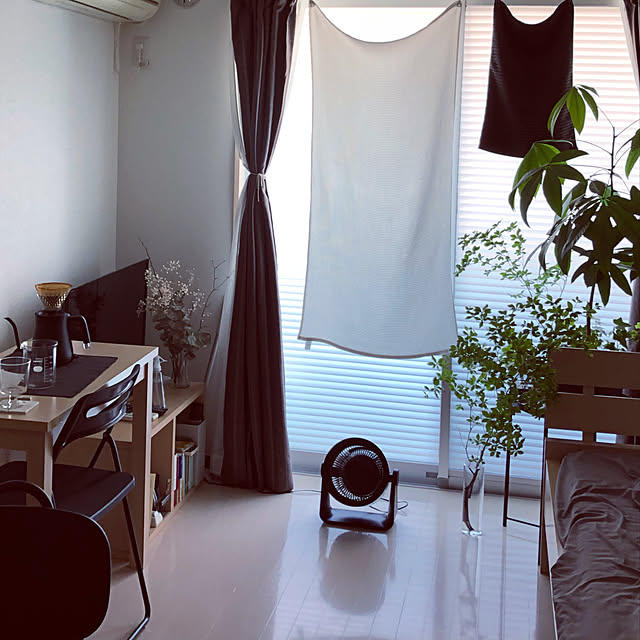 観葉植物/IKEA/一人暮らし/無印良品/部屋全体のインテリア実例 - 2021-08-23 01:28:48