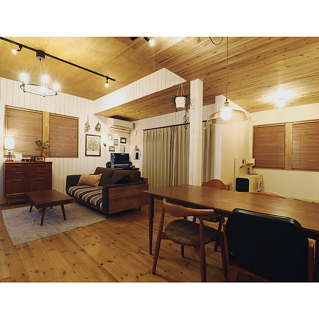 部屋全体/タチカワブラインド/築50年以上/北欧インテリア/リフォーム...などのインテリア実例 - 2022-03-31 23:40:49