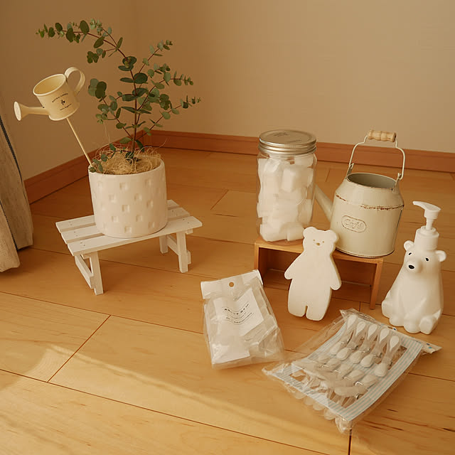 くま ナチュラルキッチンのおしゃれなアレンジ・飾り方の くま ナチュラルキッチンのおしゃれなアレンジ・飾り方の