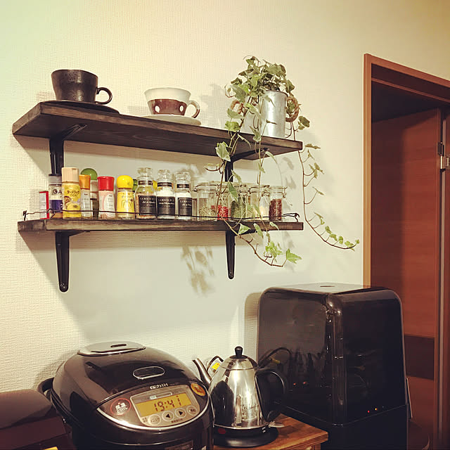 キッチン/DIY/カフェ風/ハンドメイド/観葉植物のインテリア実例 - 2018-07-15 23:46:40