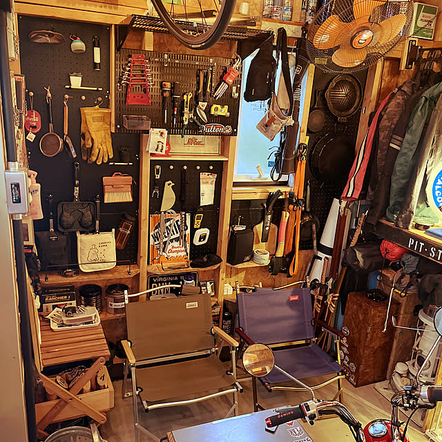 バイク/キャンプ/おうち時間/家族の時間/バイク小屋...などのインテリア実例 - 2022-11-04 16:18:15