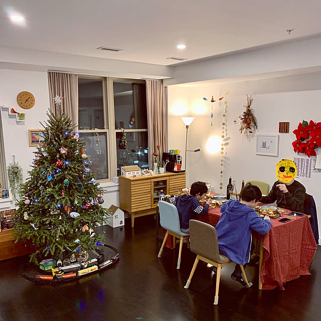 植物のある暮らし/クリスマス/アメリカ暮らし/ダイニングテーブル/KEYUCA...などのインテリア実例 - 2022-12-25 10:14:25