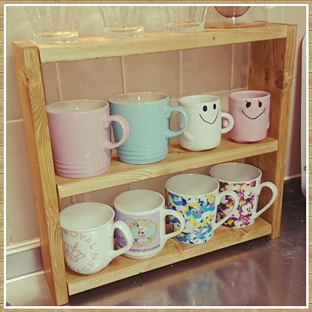 キッチン/シェルフDIY/キッチン収納のインテリア実例 - 2016-03-12 22:18:45