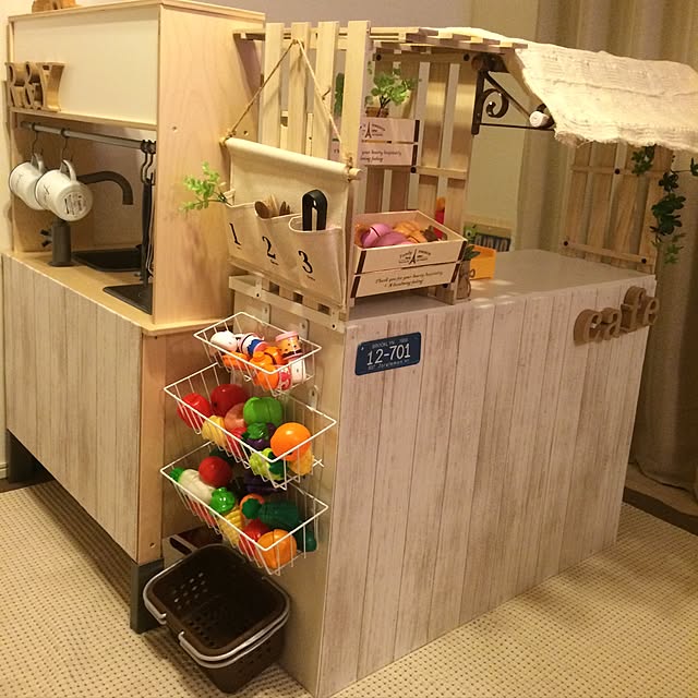 おままごとキッチン お店屋さんごっこのおしゃれなアレンジ おままごとキッチン お店屋さんごっこのおしゃれなアレンジ