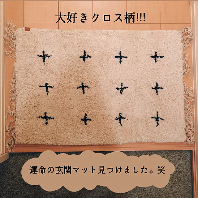 クロス柄/賃貸/雑貨/ナチュラル/玄関/入り口のインテリア実例 - 2019-04-13 00:22:18