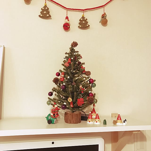 壁/天井/クリスマスツリー/IKEA/雑貨のインテリア実例 - 2016-12-09 22:51:39