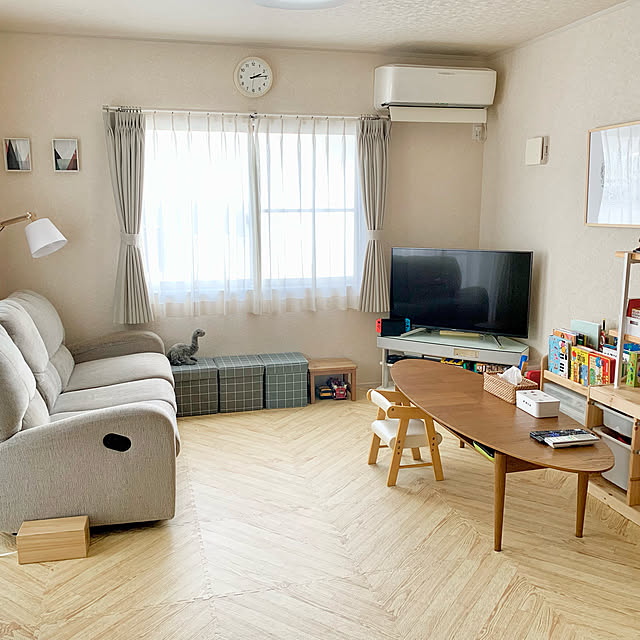 ジョイントマット/楽天で買ったもの/建売住宅/IKEA/机のインテリア実例 - 2022-02-20 14:52:02