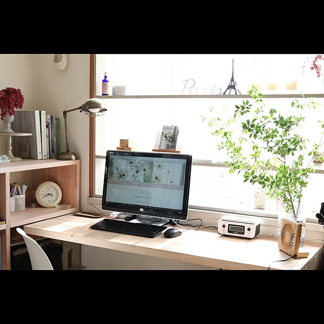 机/観葉植物/照明/ナチュラル/雑貨...などのインテリア実例 - 2017-06-15 18:05:01