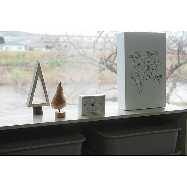 棚/クリスマス/Muji/CHECK&STRIPE/セリア...などのインテリア実例 - 2017-12-01 13:42:18