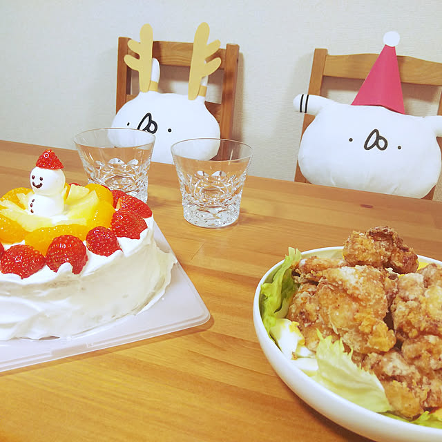 机/クリスマスディスプレイ/クリスマス/ぬいぐるみ/うさぎのぬいぐるみのインテリア実例 - 2021-12-26 11:53:40