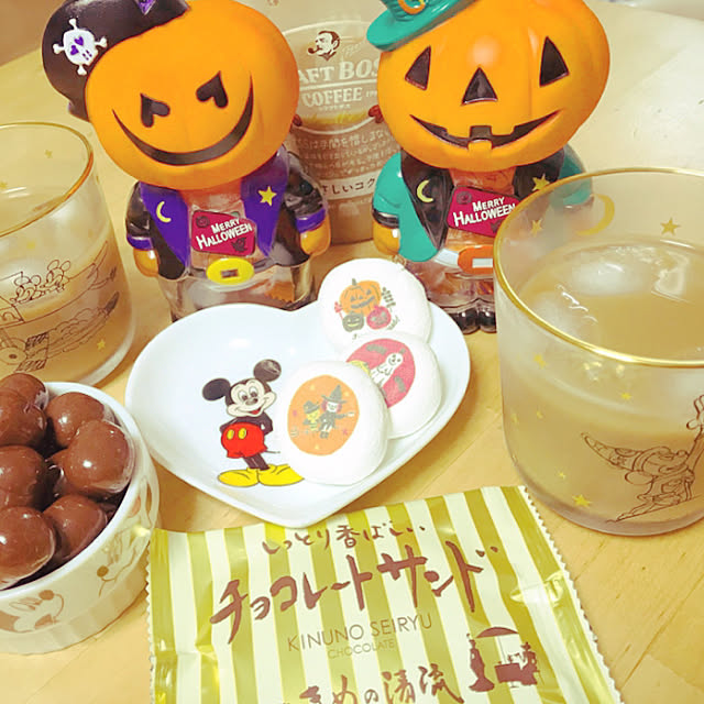 机/好きなものに囲まれて暮らす/グラス/お菓子/ハロウィン...などのインテリア実例 - 2017-10-21 16:31:09