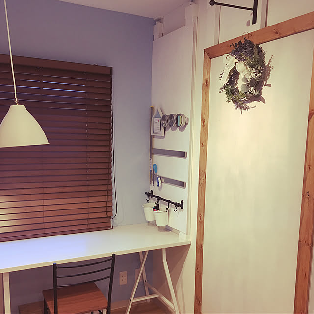 机/カフェ風/ホワイトインテリア/IKEA/ナチュラル...などのインテリア実例 - 2019-01-21 18:03:02