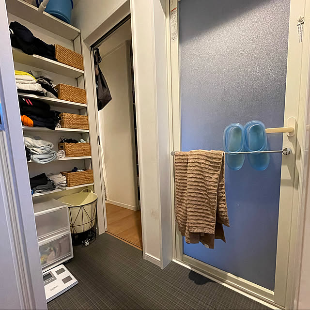棚/2階リビング/極小住宅/3階建て住宅/無印良品...などのインテリア実例 - 2022-10-23 16:51:54