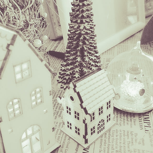 棚/ナチュラル/クリスマス/クリスマスディスプレイ/住まい...などのインテリア実例 - 2017-11-09 13:11:12