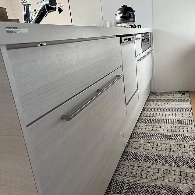 narrowness.houseの-【ベルメゾン】多サイズ展開・ギリシャ製のオシャレなストライプ柄キッチンマットの家具・インテリア写真