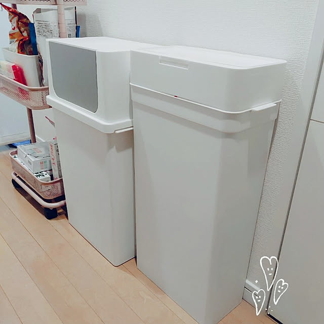 ChenignoJのlike-it-like-it ライクイット Front open trash bin 25 wide フロントオープントラッシュビン25 ワイド LBD-10 【1個単位】 ゴミ箱 ごみ箱 ダストボックス 25Lの家具・インテリア写真