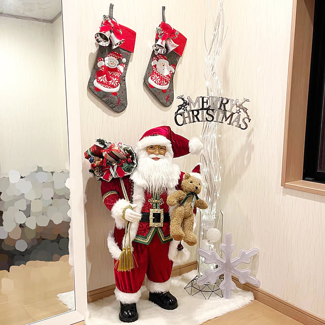 玄関入口/玄関インテリア/玄関ディスプレイ/Christmas/クリスマスインテリア...などのインテリア実例 - 2022-11-05 14:07:24