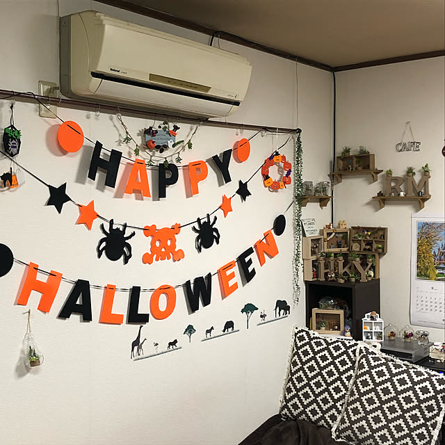 壁/天井/100均/ハロウィン/ＲCプレゼント/ダイソー...などのインテリア実例 - 2018-10-06 07:51:52