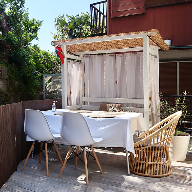 ベンチ DIY/庭/ウッドデッキDIY/H&M HOME/建売住宅...などのインテリア実例 - 2020-04-09 18:05:55