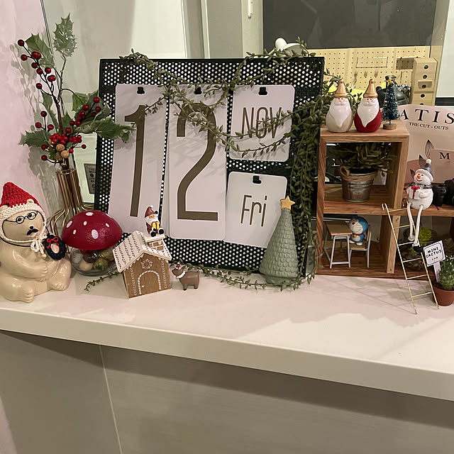 クリスマスディスプレイ/クリスマス/新築/お気に入り♡/ちいさなお家...などのインテリア実例 - 2021-11-12 17:28:55